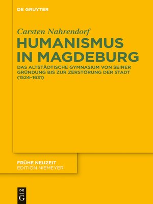 cover image of Humanismus in Magdeburg